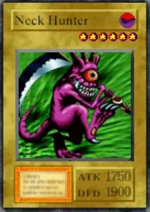 Carta Neck Hunter de Yu-Gi-Oh! Forbidden Memories