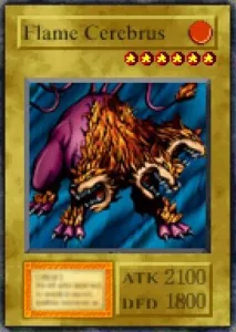 Carta Flame Cerebrus de Yu-Gi-Oh! Forbidden Memories