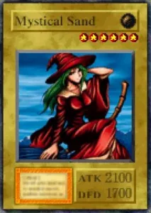 Carta Mystical Sand de Yu-Gi-Oh! Forbidden Memories