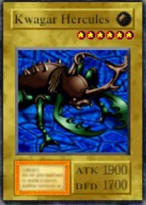 Carta Kwagar Hercules de Yu-Gi-Oh! Forbidden Memories