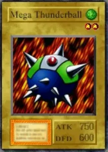 Carta Mega Thunderball de Yu-Gi-Oh! Forbidden Memories