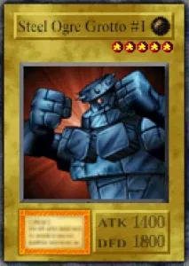 Carta Steel Ogre Grotto #1 de Yu-Gi-Oh! Forbidden Memories