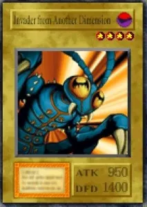 Carta Invader from Another Dimension de Yu-Gi-Oh! Forbidden Memories
