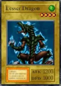 Carta Lesser Dragon de Yu-Gi-Oh! Forbidden Memories