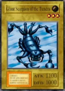 Carta Giant Scorpion of the Tundra de Yu-Gi-Oh! Forbidden Memories