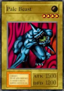 Carta Pale Beast de Yu-Gi-Oh! Forbidden Memories