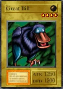 Carta Great Bill de Yu-Gi-Oh! Forbidden Memories