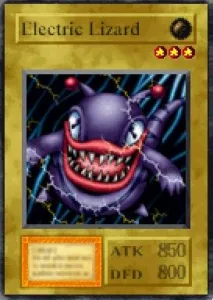 Carta Electric Lizard de Yu-Gi-Oh! Forbidden Memories
