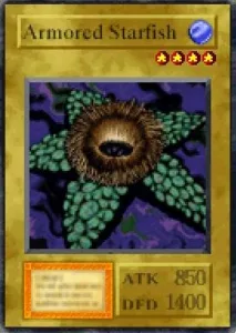 Carta Armored Starfish de Yu-Gi-Oh! Forbidden Memories