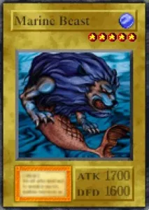 Carta Marine Beast de Yu-Gi-Oh! Forbidden Memories