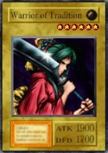 Carta Warrior of Tradition de Yu-Gi-Oh! Forbidden Memories