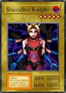 Carta Succubus Knight de Yu-Gi-Oh! Forbidden Memories