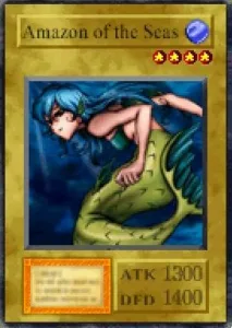 Carta Amazon of the Seas de Yu-Gi-Oh! Forbidden Memories
