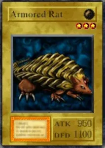 Carta Armored Rat de Yu-Gi-Oh! Forbidden Memories