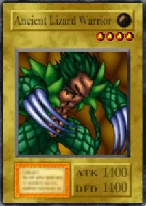 Carta Ancient Lizard Warrior de Yu-Gi-Oh! Forbidden Memories