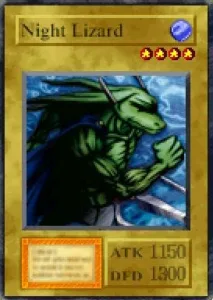 Carta Night Lizard de Yu-Gi-Oh! Forbidden Memories
