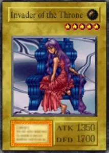 Carta Invader of the Throne de Yu-Gi-Oh! Forbidden Memories