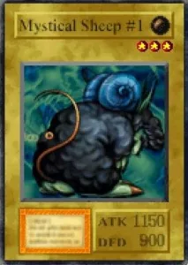 Carta Mystical Sheep #1 de Yu-Gi-Oh! Forbidden Memories