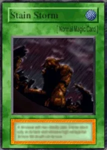 Carta Stain Storm de Yu-Gi-Oh! Forbidden Memories