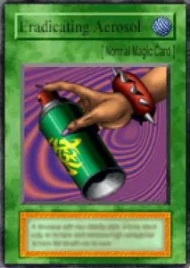 Carta Eradicating Aerosol de Yu-Gi-Oh! Forbidden Memories