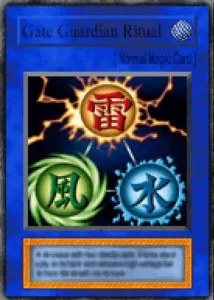 Carta Gate Guardian Ritual de Yu-Gi-Oh! Forbidden Memories