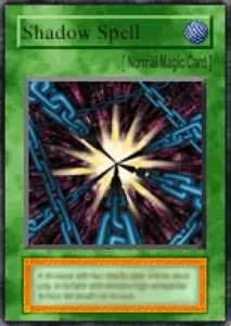Carta Shadow Spell de Yu-Gi-Oh! Forbidden Memories