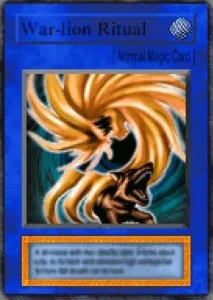 Carta War-lion Ritual de Yu-Gi-Oh! Forbidden Memories