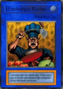 Carta Hamburger Recipe de Yu-Gi-Oh! Forbidden Memories
