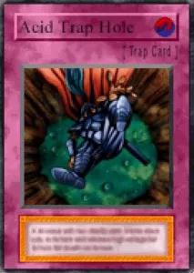 Carta Acid Trap Hole de Yu-Gi-Oh! Forbidden Memories