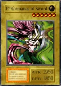 Carta Performance of Sword de Yu-Gi-Oh! Forbidden Memories