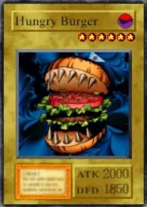 Carta Hungry Burger de Yu-Gi-Oh! Forbidden Memories