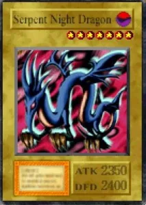 Carta Serpent Night Dragon de Yu-Gi-Oh! Forbidden Memories