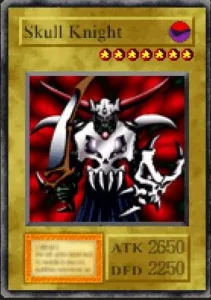 Carta Skull Knight de Yu-Gi-Oh! Forbidden Memories