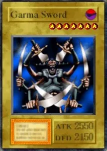 Carta Garma Sword de Yu-Gi-Oh! Forbidden Memories