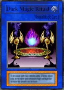 Carta Dark Magic Ritual de Yu-Gi-Oh! Forbidden Memories